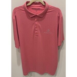Pelican Hill Golf Course - Matte Grey Golf Shirt - Men's Size Large